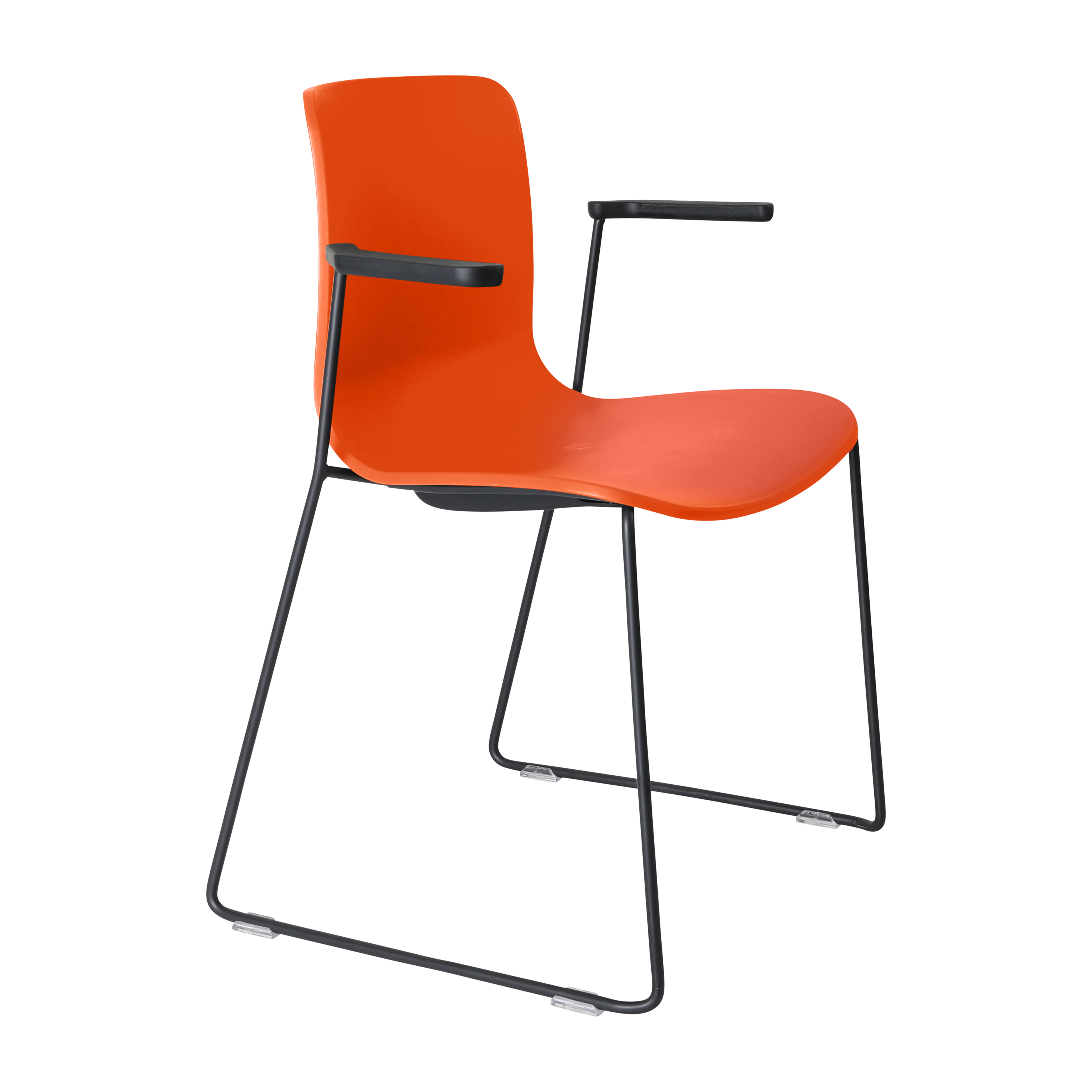 Acti Armchair (Orange / Sled Base Arms)